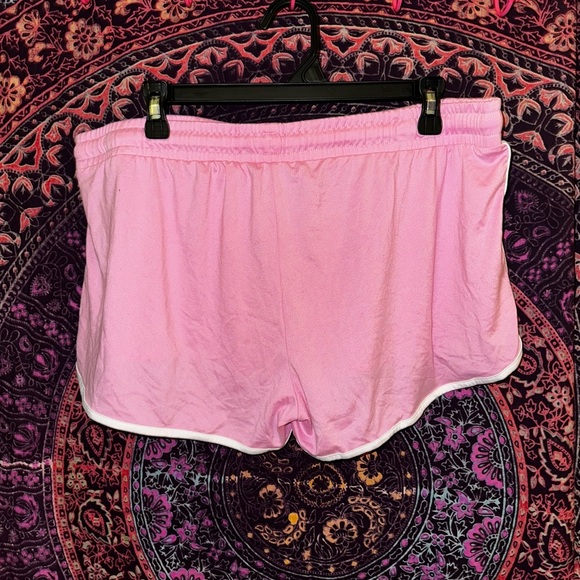 Harper&Ivy Pink Athletic Shorts with Drawstring Waist - Picture 3 of 5